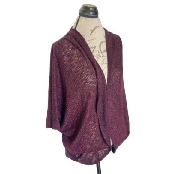 Painted Threads Open Front Knit Cardigan Sweater - Picture 2 of 12